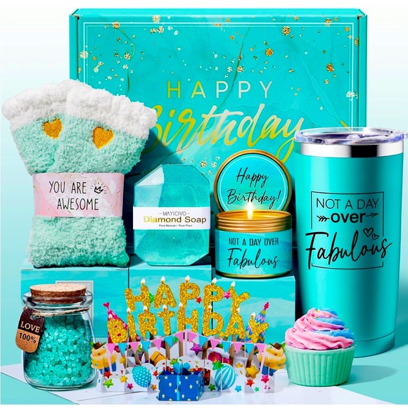 Happy Birthday Ocean Relaxing Spa Gift Basket Set - Picture 4 of 7